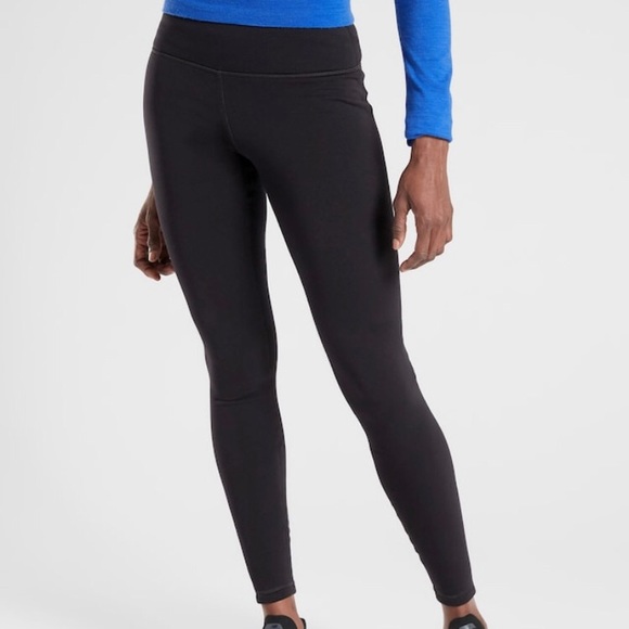 Athleta Pants - Athleta Altitude Tight Black X Small NWT Fleece